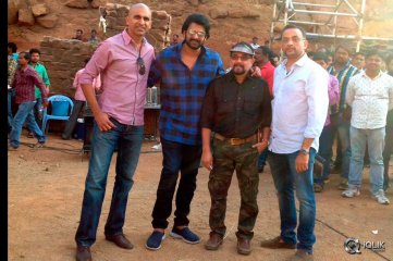 Prabhas at Baahubali 2 Last Day Shoot